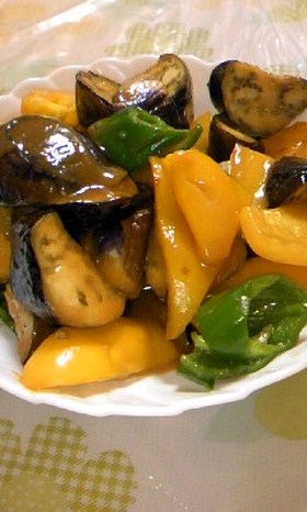 茄子味噌ピーマン☆