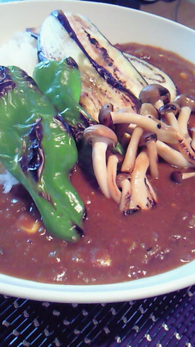野菜たっぷり！焼き野菜カレー☆