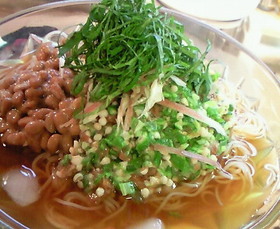 スタミナネバネバあっさりそうめん♪