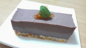 マンゴー風味のチョコババロア