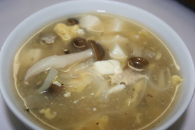 本格的なのに簡単！海老とたまごのスープ
