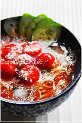 太陽のトマト麺...♡らーめん/つけ麺