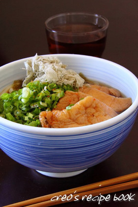 きつねうどんの油揚げ