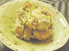 Ψ里芋と梅のともあえ・ごまだれ風味Ψ
