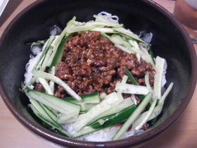 ジャージャー素麺