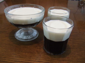 コーヒーゼリーブランマンジェ