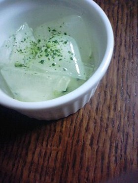 氷と練乳抹茶
