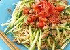 フレッシュトマトの冷やしごまダレ坦々麺