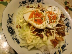 サプリ米でガッツリ焼肉丼！