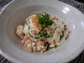 明太鮭フレーク豆腐☆大葉も♪