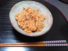 簡単かしわご飯