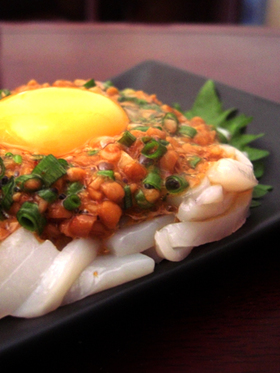 韓国風イカ納豆