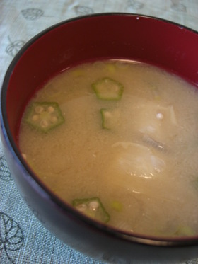 ✿うちの定番！オクラの味噌汁✿