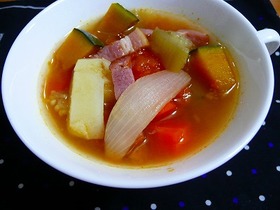 旨みたっぷり♪野菜スープ