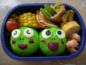 幼稚園児のおにぎりキャラ弁６