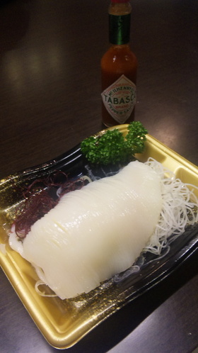 ■いかそうめんにタバスコ？■