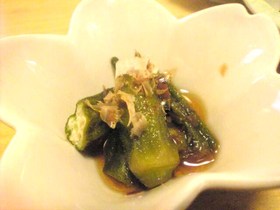 おくらの煮浸し