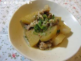 豚肉と大根の炒め煮