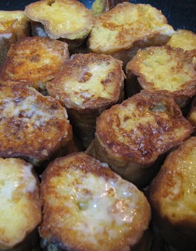あまったバゲットで翌朝はフレンチトースト