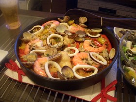 フライパンで簡単パエリア♪