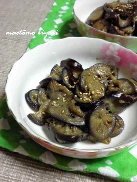 なすの味噌炒め
