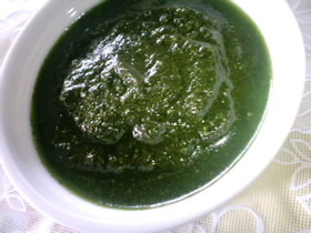 大量の大葉は☆ジェノベーゼ☆