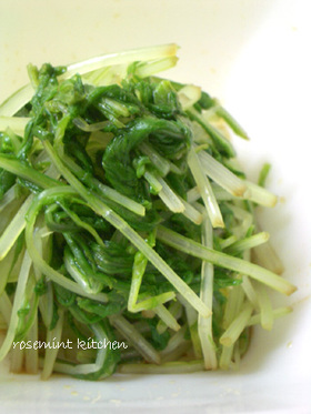 ササッと1品!水菜の昆布茶おひたし