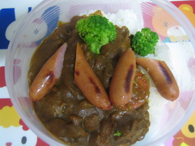 カレー弁当　(旦那さん用）