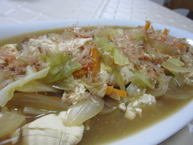 デトックス✿キャベツと豆腐煮