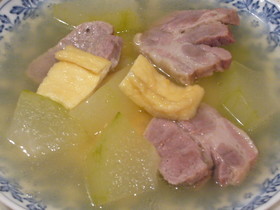 冬瓜と豚肉