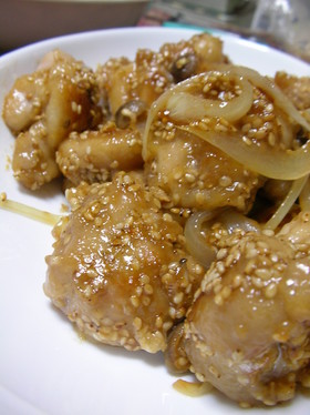 【男の料理】鶏肉のマヨぽん照り焼き