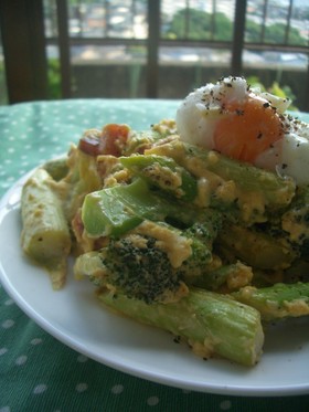 ☆温野菜でカルボナーラ☆