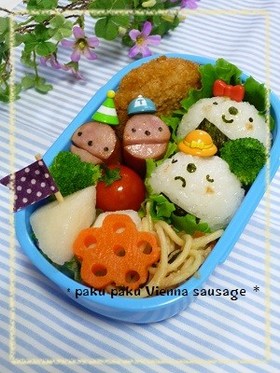 お弁当に✿ぱくぱくウインナー