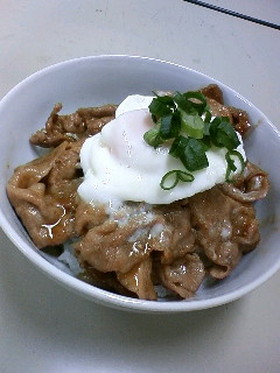 簡単豚丼。
