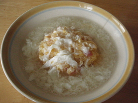 天使のたまごスープチャーハン♡