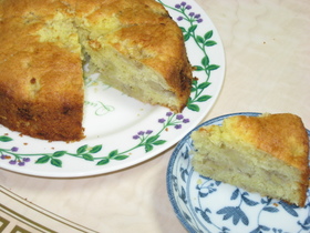 とっても簡単　バナナケーキ