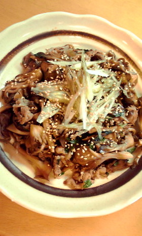 ミョウガが美味しい！豚肉のさっぱり炒め