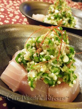 ☆鮪の山かけ♪夏ver☆