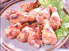 手羽元の梅肉焼き