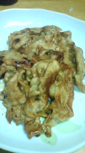 豚のしょうが焼き