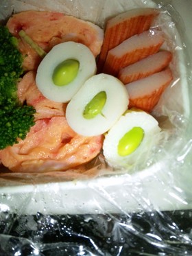 竹輪と枝豆だけ