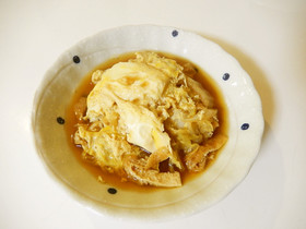 白菜の煮浸し風卵とじ