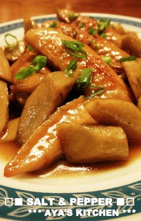***鶏手羽先ごぼう★甘辛煮***