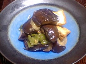 こっくり。。ナスみそバター炒め