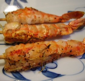 エビの香草焼きｄｅピンチョス
