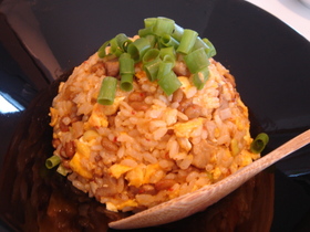 納豆キムチチャーハン