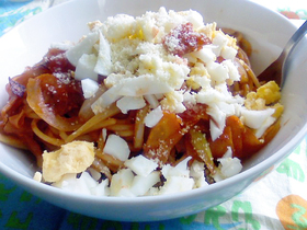 母の味☆スパゲティナポリタン♪簡単パスタ