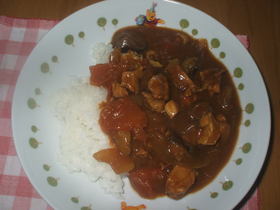 鶏肉とトマトの夏カレー
