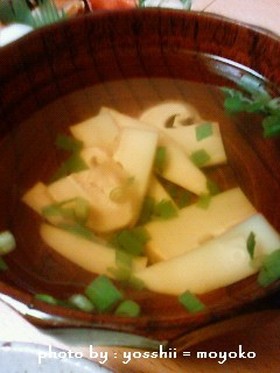 簡単！！　松茸（まつたけ）のお吸い物