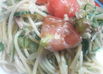 夏野菜のヘルシー冷製パスタ